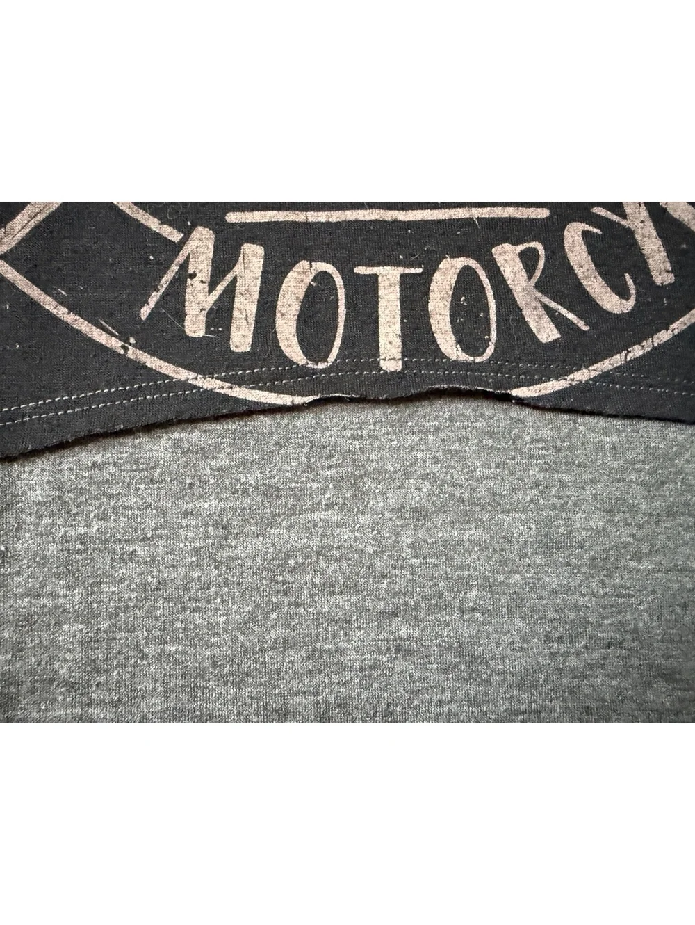 Harley-Davidson Women's Black and Gray Two-Tone T-Shirt, Size XL